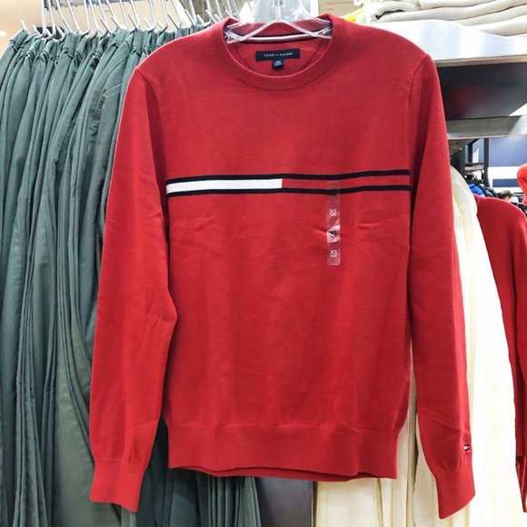 Tommy Hilfiger 78J1044 600 Flag Sweater NWT - Picture 2 of 3